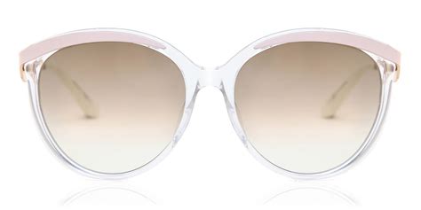 dior metal eyes 1 clear-pink-yellow 6ob|Dior DIOR METAL EYES 1 6OB/IQ Sunglasses in Pink.